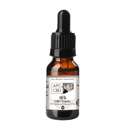 APC CBD VET Hanföl - 10% für Hunde und Tiere ab 10 kg