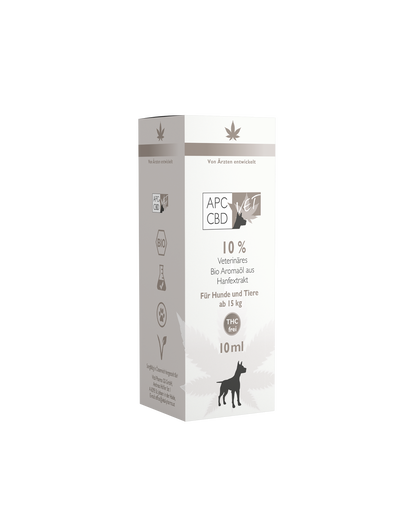 APC CBD VET Hanföl - 10% für Hunde und Tiere ab 10 kg