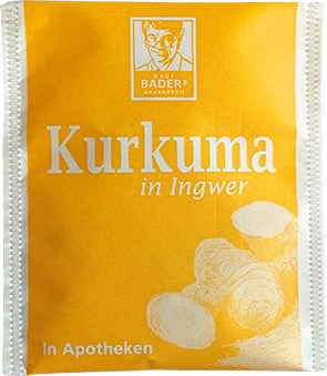 Baders Kurkuma in Ingwer Tee