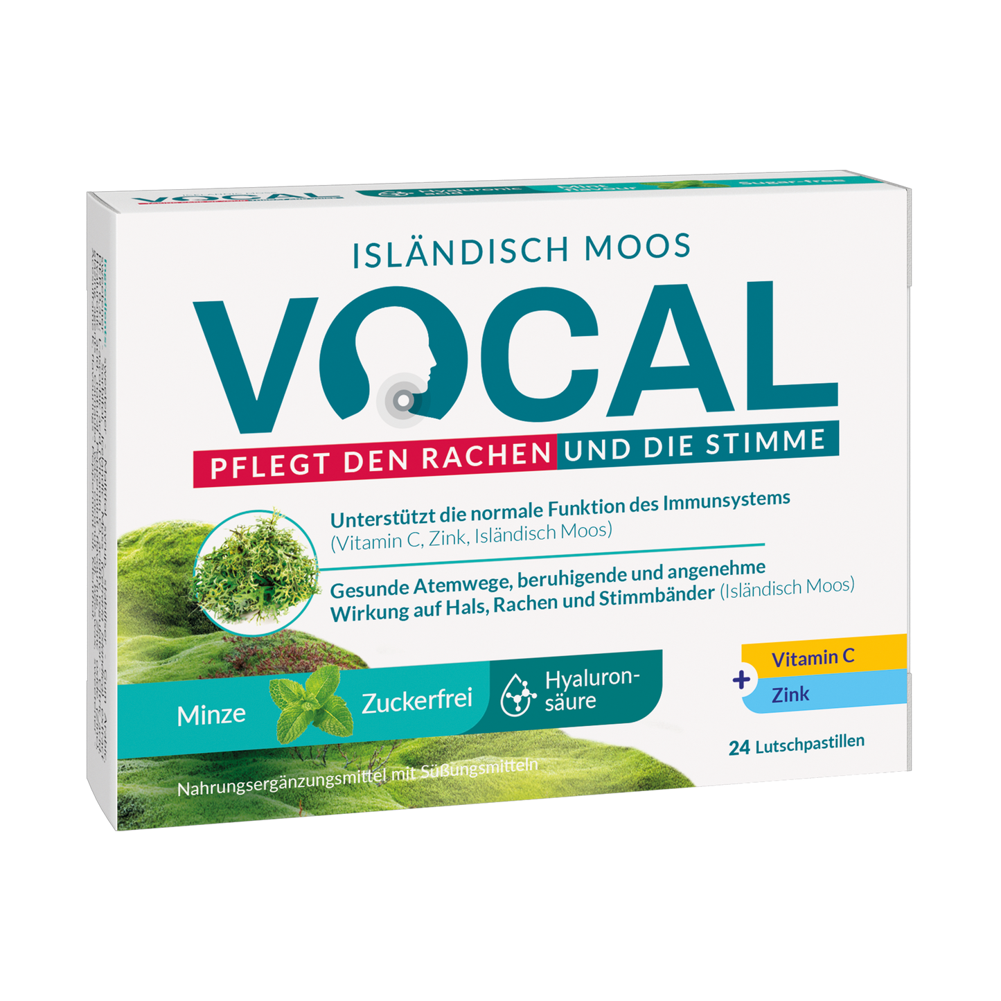 Isländisch Moos VOCAL Pastillen