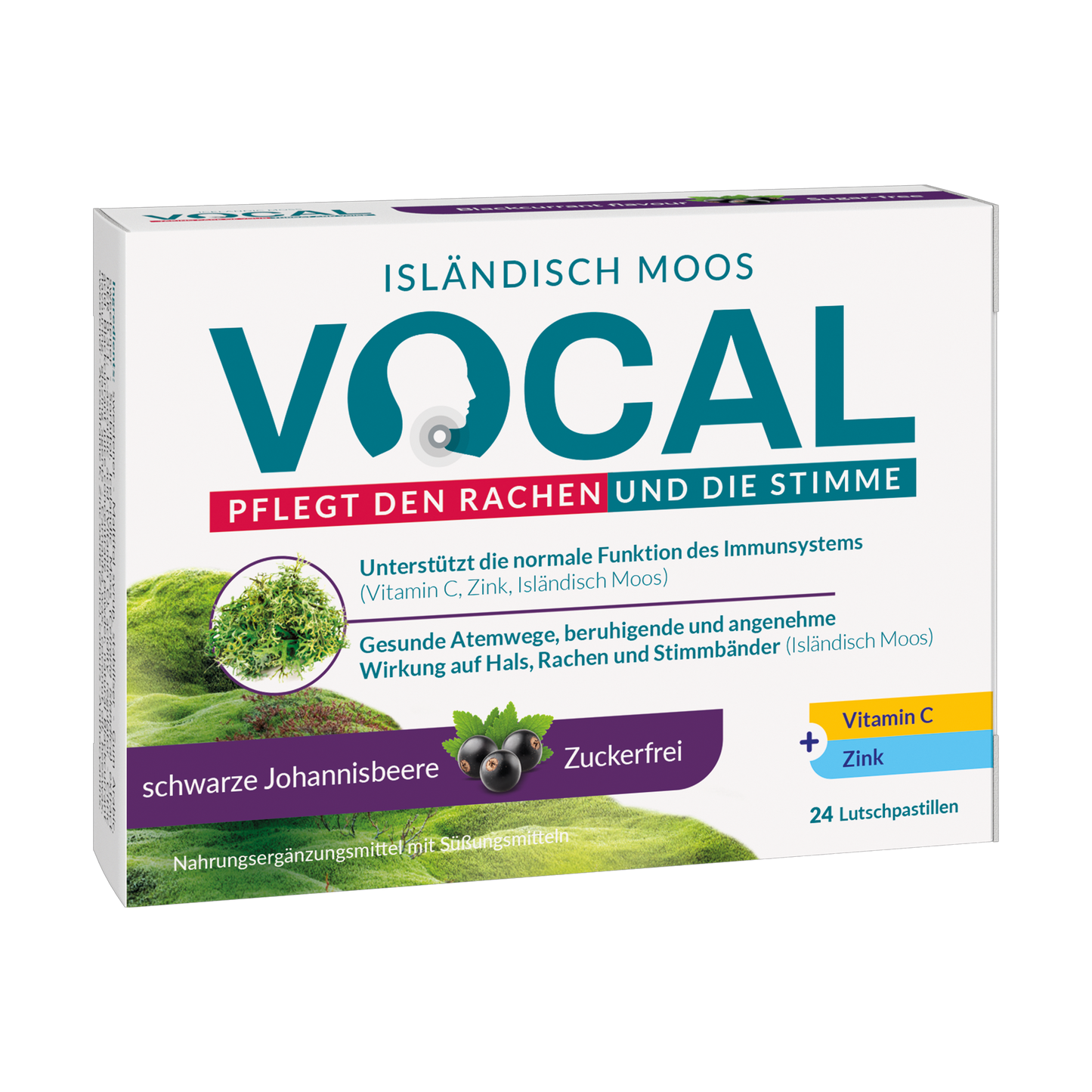 Isländisch Moos VOCAL Pastillen